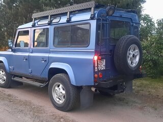 2002 Land Rover Defender 110 I, голубой, 1500000 рублей, вид 4