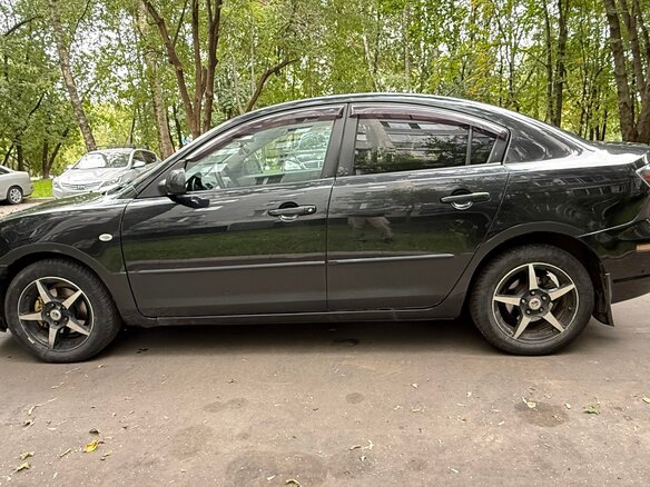 2006 Mazda 3 I (BK) Рестайлинг, чёрный, 360000 рублей - вид 6