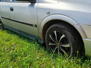 2000 Opel Astra G, серебристый, 300000 рублей, вид 2