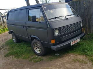 1986 Volkswagen Transporter 4-speed T3, чёрный, 350000 рублей, вид 2