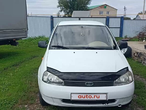 2010 Lada (ВАЗ) Kalina I, белый, 365000 рублей - вид 1