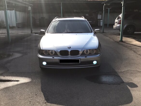 2002 BMW 5 серии 520i IV (E39) Рестайлинг, серебристый - вид 1
