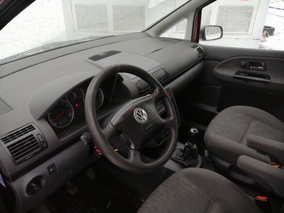 2000 Volkswagen Sharan I Рестайлинг, красный, 495000 рублей - вид 7