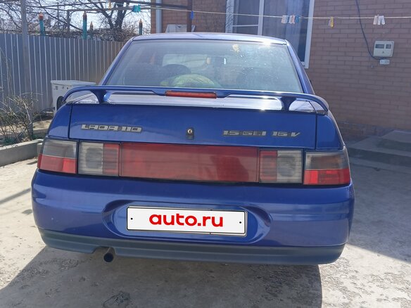 2002 Lada (ВАЗ) 2110, синий, 270000 рублей - вид 2