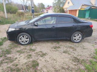 2012 Toyota Corolla X (E140, E150) Рестайлинг, чёрный, 1400000 рублей, вид 3