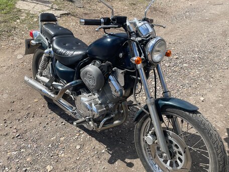 1992 Yamaha XV400 Virago, зелёный, 360000 рублей, вид 1