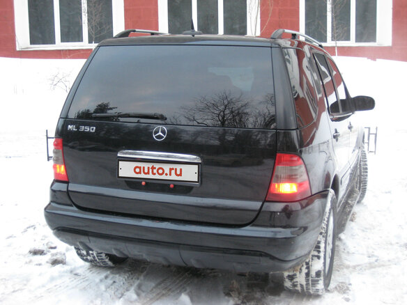 2004 Mercedes-Benz M-Класс 350 I (W163) Рестайлинг, чёрный - вид 5