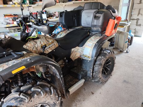 2017 Stels ATV-600YS Leopard, чёрный, 620000 рублей, вид 2