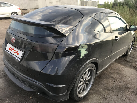 2007 Honda Civic Type R VIII, чёрный - вид 3