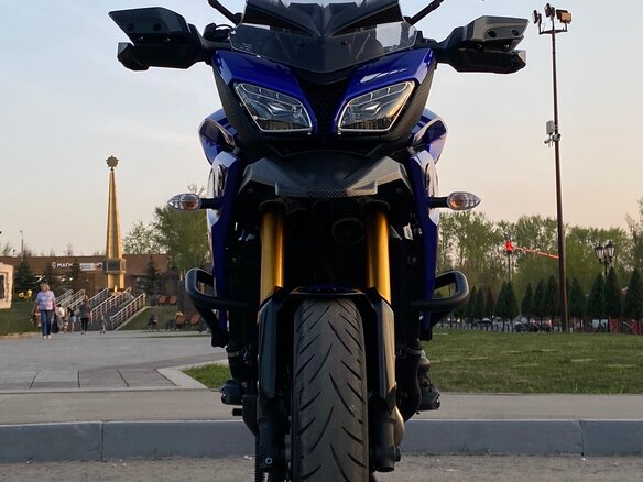 2016 Yamaha MT-09 Tracer (FJ-09), синий, 780000 рублей - вид 5