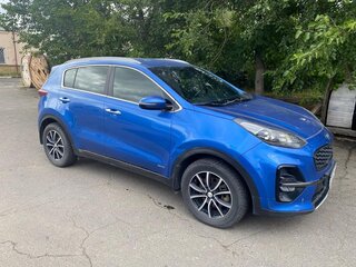 2018 Kia Sportage IV Рестайлинг, синий, 2200000 рублей, вид 2