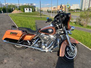 2008 Harley-Davidson Street Glide, оранжевый, 990000 рублей, вид 2