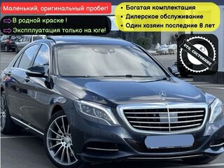 2013 Mercedes-Benz S-Класс 500 Long VI (W222, C217), чёрный, 2500000 рублей, вид 1