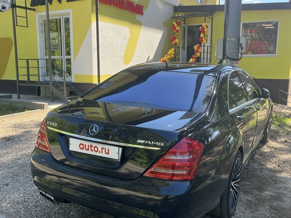 2006 Mercedes-Benz S-Класс 550 V (W221), чёрный, 1350000 рублей - вид 2