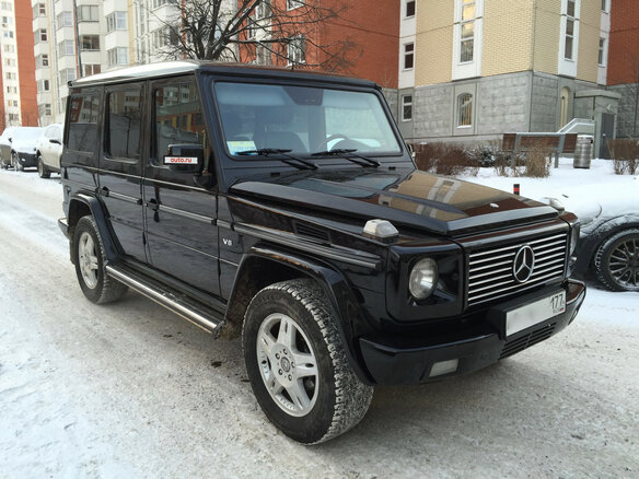 2004 Mercedes-Benz G-Класс 500 II (W463), чёрный - вид 1