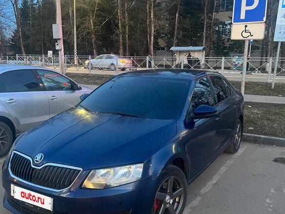 2016 Skoda Octavia III (A7), синий, 1600000 рублей - вид 1