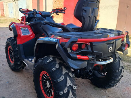 2017 BRP Can-Am Outlander X MR 1000R, красный, 1450000 рублей, вид 4