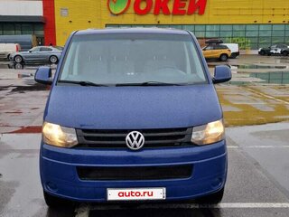 2010 Volkswagen Transporter T5 Рестайлинг, синий, 1350000 рублей, вид 2