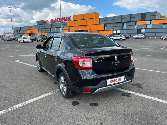 2019 Renault Logan Stepway II Рестайлинг, чёрный, 890000 рублей - вид 1