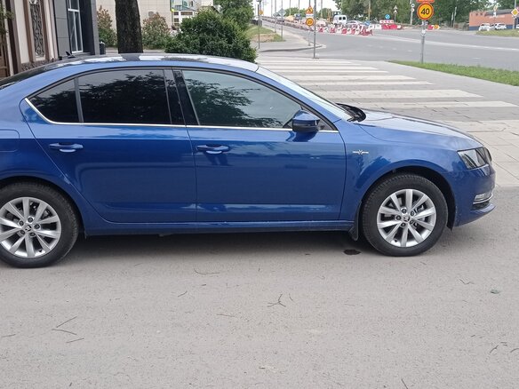2020 Skoda Octavia III (A7) Рестайлинг, синий - вид 12