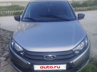 2019 Lada (ВАЗ) Granta I Рестайлинг, серебристый, 525000 рублей, вид 2