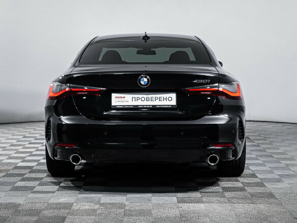 2021 BMW 4 серии 430i G22, G23, G26, чёрный, 4950000 рублей - вид 5