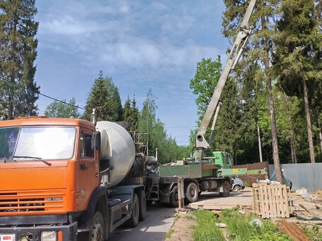 2007 КамАЗ Автобетоносмеситель, оранжевый, 1300000 рублей, вид 4