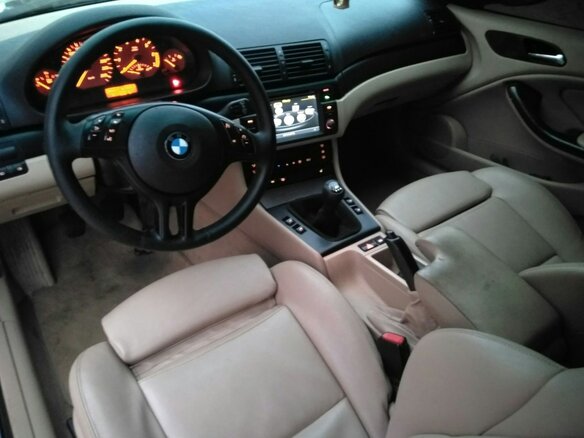 2001 BMW 3 серии 330i IV (E46), синий