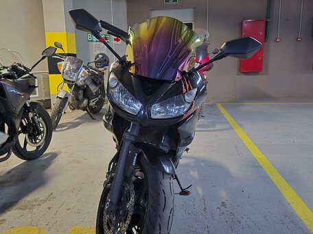 2011 Kawasaki ER-6F (Ninja 650R), чёрный, 435000 рублей, вид 5