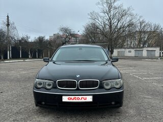 2002 BMW 7 серии 745i IV (E65/E66), чёрный, 1100000 рублей, вид 1