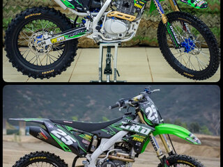 2022 Kayo T2 250 MX, зелёный, 150000 рублей, вид 2