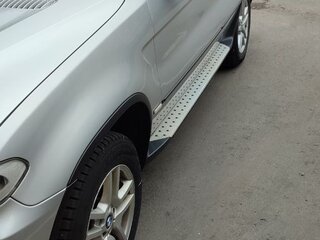 2004 BMW X5 3.0i I (E53) Рестайлинг, серебристый, 950000 рублей, вид 2
