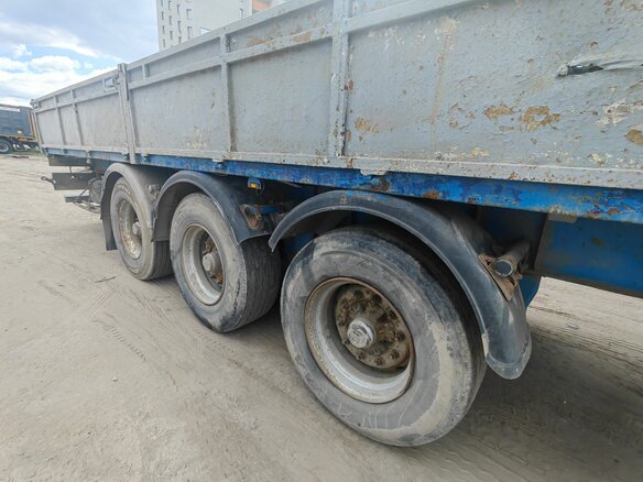 2008 МАЗ Полуприцеп бортовой, синий, 470000 рублей - вид 5