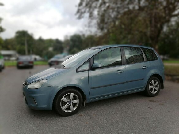 2008 Ford C-MAX I Рестайлинг, голубой - вид 3