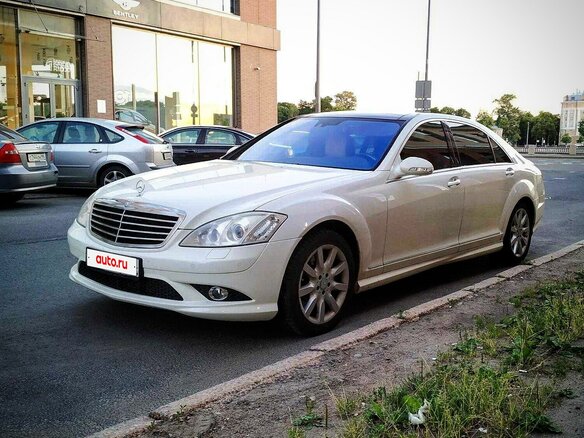 2007 Mercedes-Benz S-Класс 320 V (W221), белый, 2350000 рублей - вид 7