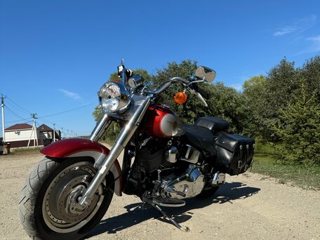 2000 Harley-Davidson Fat Boy, красный, 1000000 рублей, вид 5