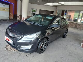 2015 Hyundai Solaris I Рестайлинг, чёрный, 850000 рублей, вид 4