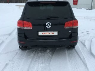 2006 Volkswagen Touareg I, чёрный, 1100000 рублей, вид 2