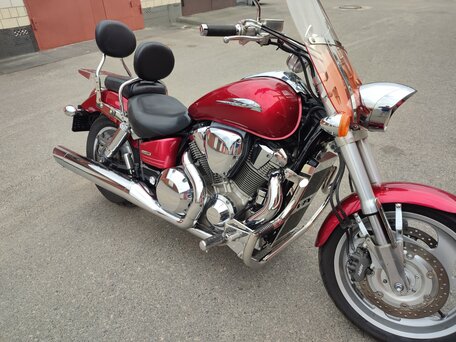 2003 Honda VTX 1800, красный, 670000 рублей, вид 2