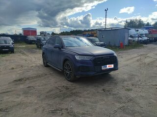 2022 Audi Q7 45 TDI II (4M) Рестайлинг, синий, 6334000 рублей, вид 2