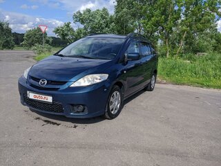 2007 Mazda 5 I (CR) Рестайлинг, синий, 740000 рублей, вид 1