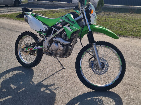 2015 Kawasaki KLX 150, зелёный, 210000 рублей, вид 2