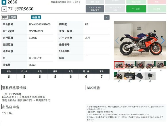 2022 Aprilia RS 660, синий, 1029000 рублей - вид 8