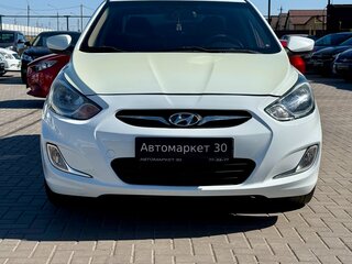 2012 Hyundai Solaris I, белый, 649990 рублей, вид 2