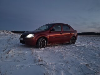 2010 Renault Logan I Рестайлинг, красный, 550000 рублей, вид 5