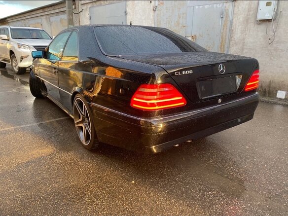 1998 Mercedes-Benz CL-Класс 600 I (C140), чёрный, 1700000 рублей - вид 12