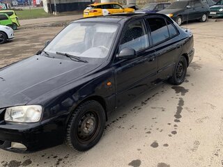 2007 Hyundai Accent ТагАЗ II, чёрный, 347000 рублей, вид 4
