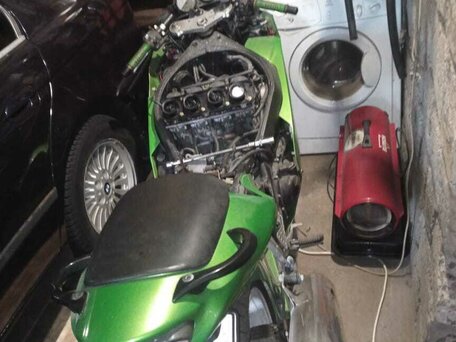 2000 Kawasaki ZX-10R Ninja, зелёный, 300003 рублей, вид 4
