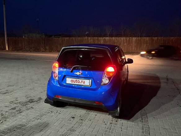 2012 Chevrolet Spark III, синий, 585000 рублей - вид 3