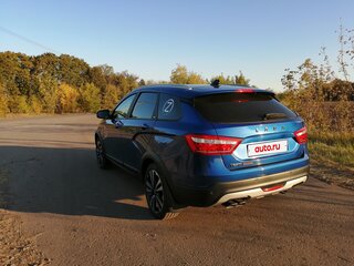 2021 Lada (ВАЗ) Vesta SW Cross I, синий, 1550000 рублей, вид 5